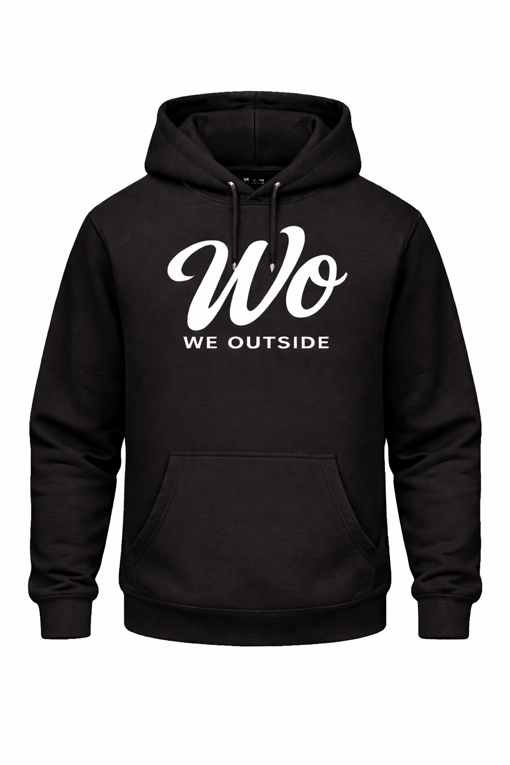 WO Black Hoodie (Print-On-Demand)